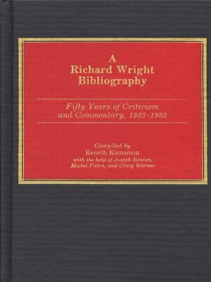 cover image of A Richard Wright Bibliography